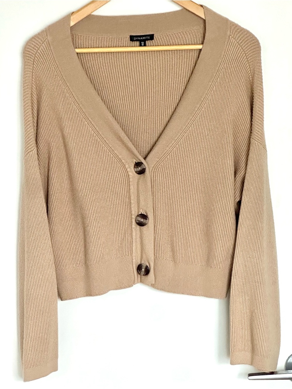 Crop Cardigan Knit Sweater